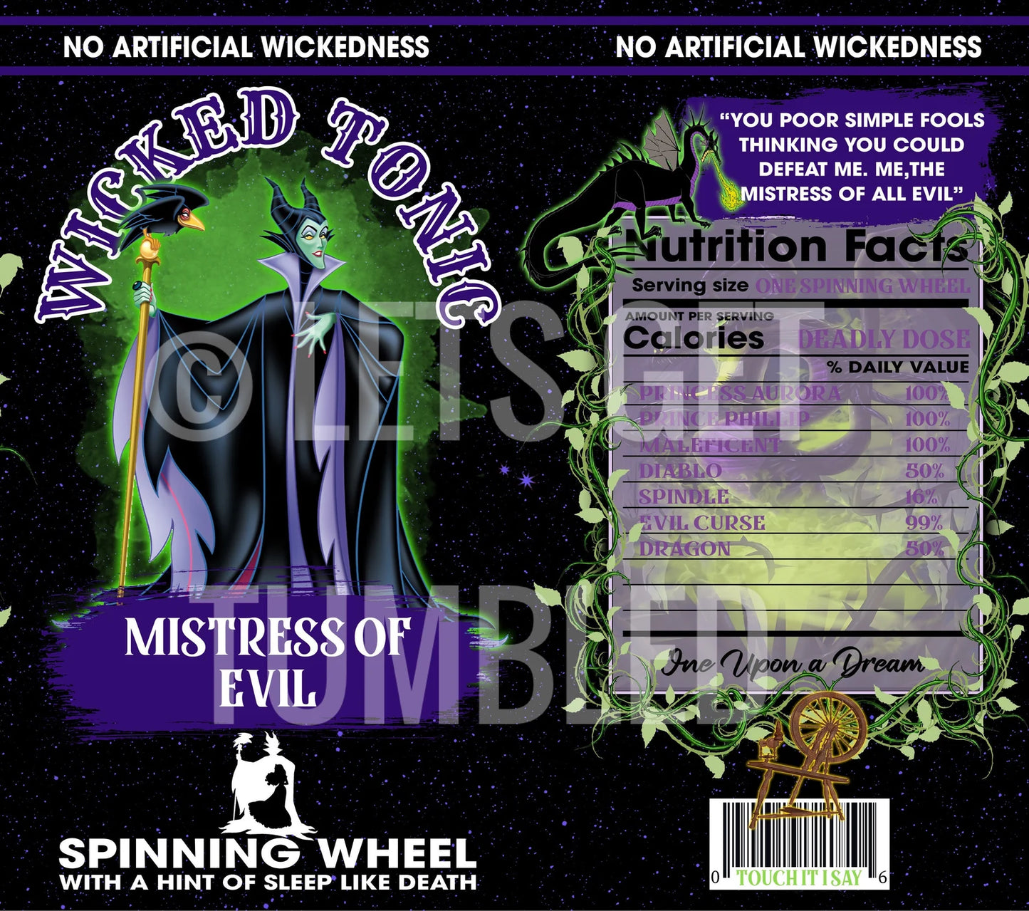 Wicked Tonic Sublimation Prints