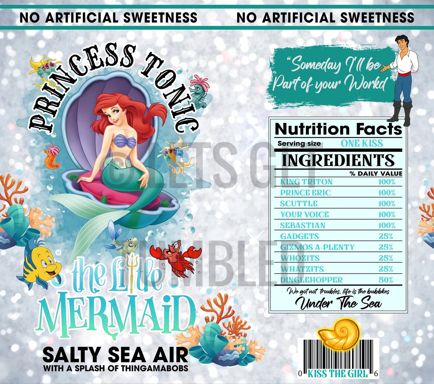 Princess Tonic Sublimation Prints